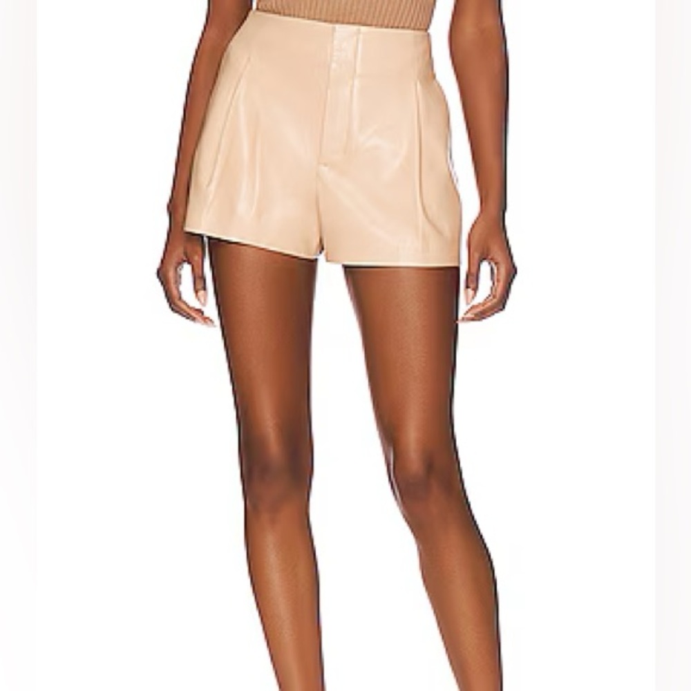 Alice + Olivia Leather Shorts - Picture 4 of 7
